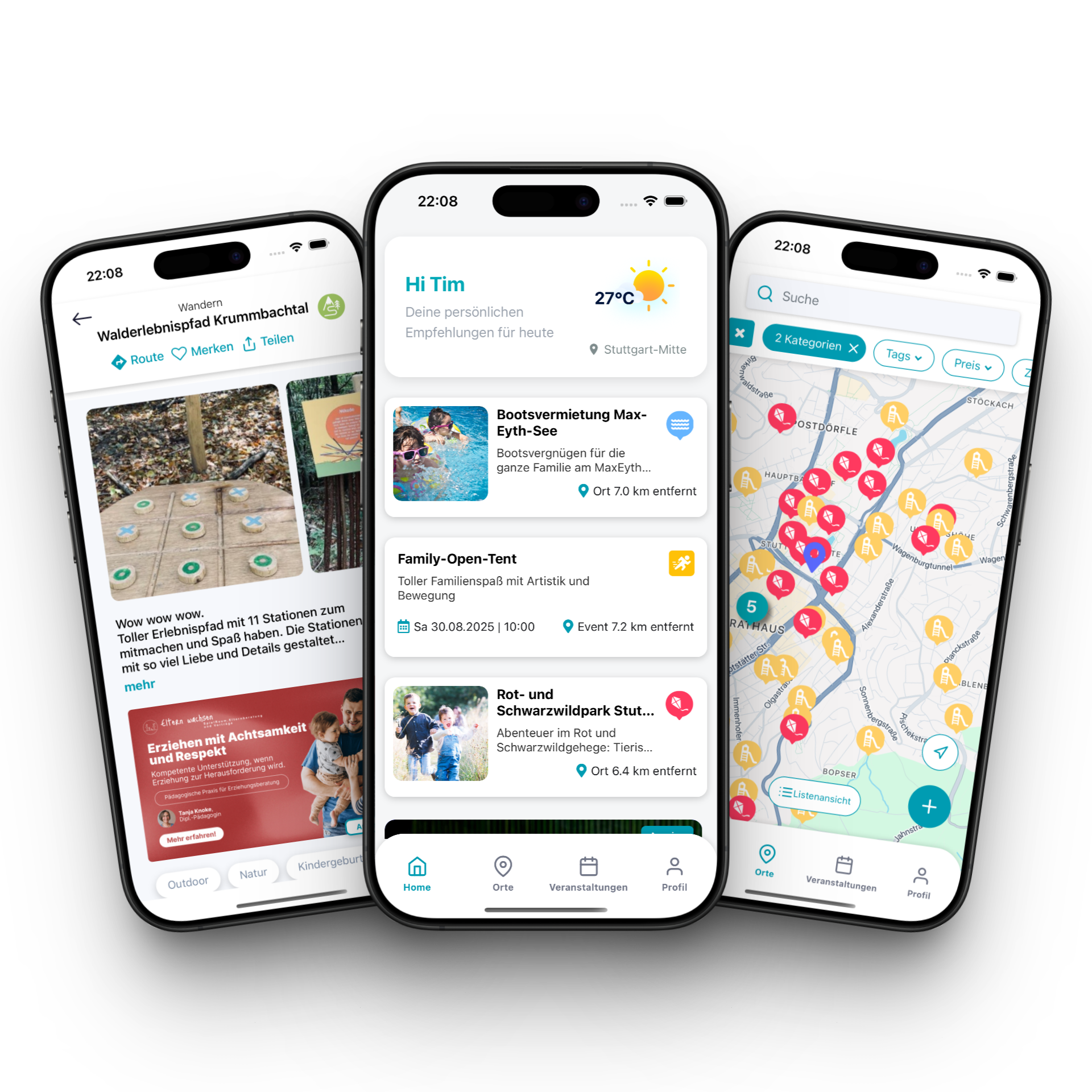 Family Activities App Screenshots